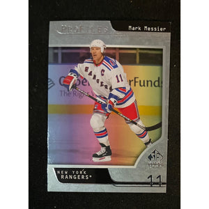 2020-21 SP Authentic Signature Profiles Bounty Mark Messier Rangers P-6