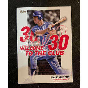 2023 Topps Series 1 Welcome to the Club 30/30 Dale Murphy Braves WC-7