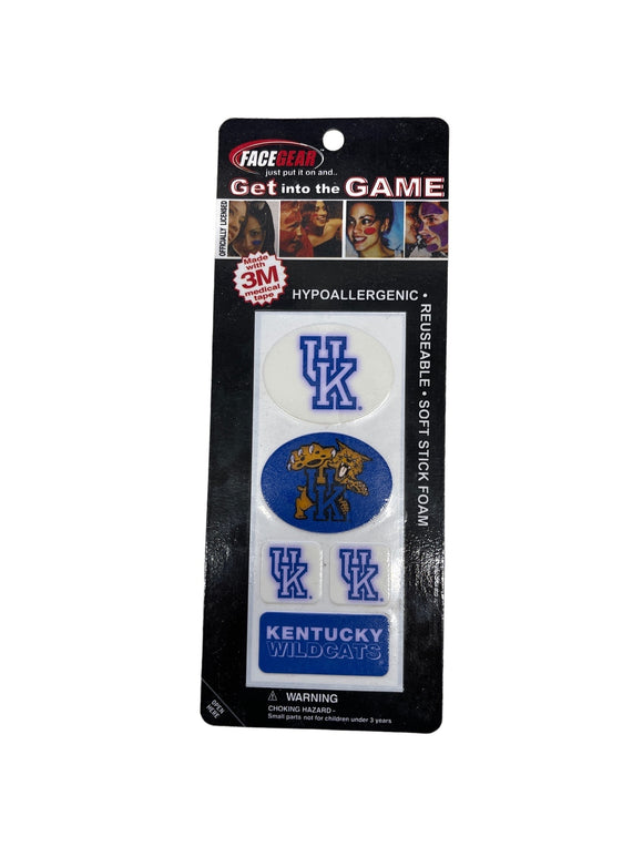 Face Gear Fan Decorations Kentucky Wildcats New Sealed