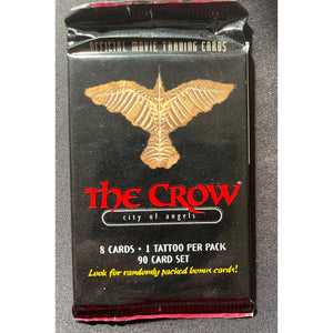 1995 The Crow Official Trading Card Sealed Pack 8 Cards 1 Tattoo