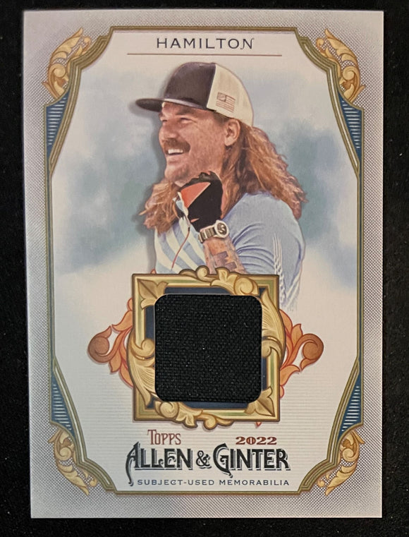 2022 Allen & Ginter Baseball - A&G Full Size Relic Matt Hamilton Curler AGRB-MH