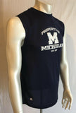 University of Michigan Youth XL 18-20 Sleeveless Muscle Shirt Blue Starter Brand