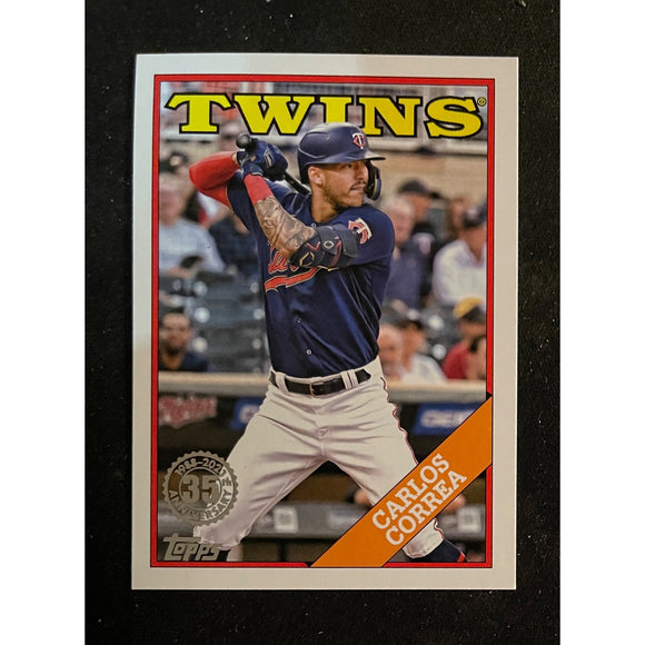 2023 Topps Series 1 1988 35th Anniversary Carlos Correa Twins T88-34