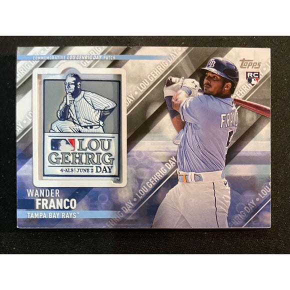 2022 Topps Update Commemorative Patch - Wander Franco RC - Rays - SEP-WFR