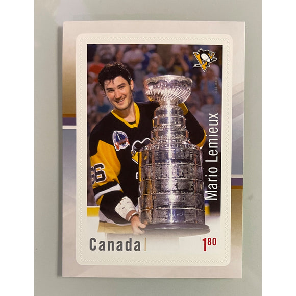 Canada Post NHL Souvenir Stamp 2017 Mario Lemieux Pittsburgh Penguins $1.80