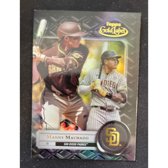 2022 Topps Gold Label - Black - Class 3 - Manny Machado - Padres - 63