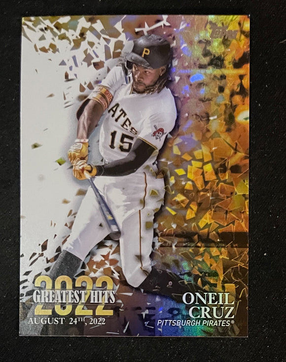 2023 Topps Series 1 2022 Greatest Hits Oneill Cruz Pirates 22GH-6