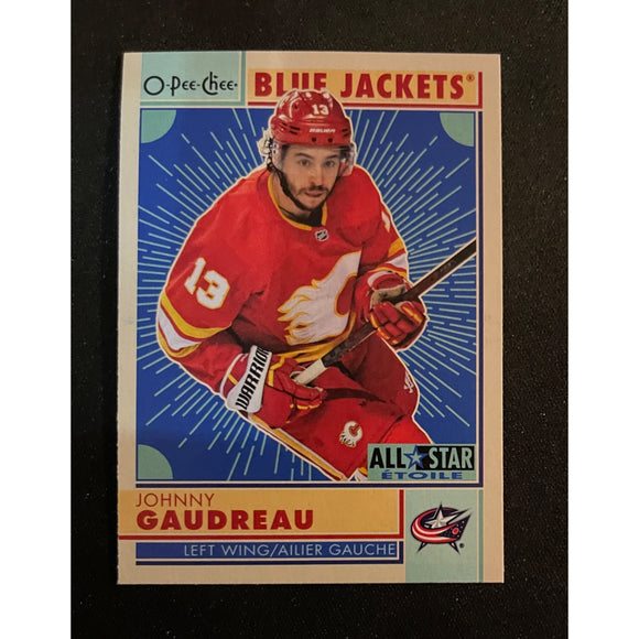 2022-23 O-Pee-Chee Hockey - Retro - Johnny Gaudreau - Blue Jackets - 524