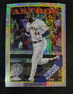 2023 Topps Series 1 Silver Pack Mojo Refractor Yordan Alvarez Astros T88C-82