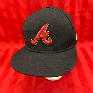 Atlanta Braves MLB Baseball New Era 59Fifty Hat Cap Fitted 7 1/8 Wool