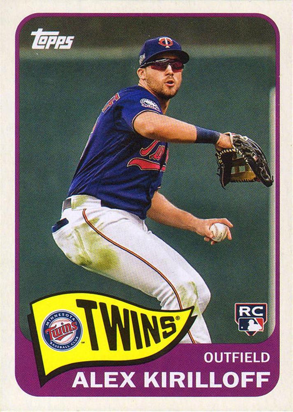 2021 Topps Series 2 1965 Redux - Alex Kirilloff RC - Twins- T65-30