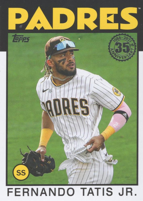 2021 Topps Update 1986 35th Anniversary - Fernando Tatis Jr. - Padres - 86B-9