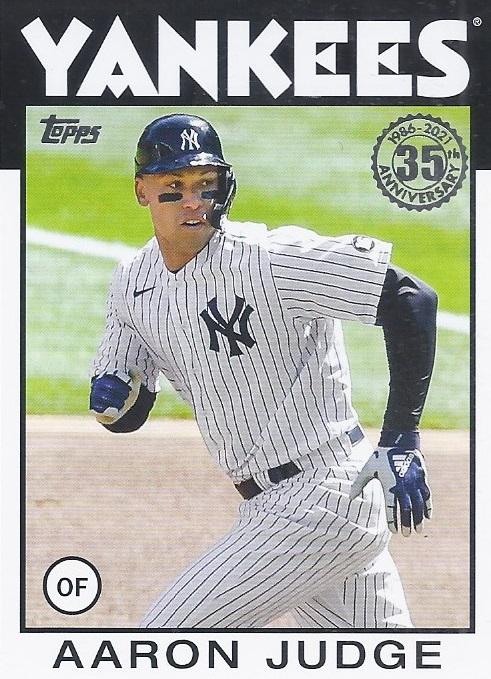 2021 Topps Update 1986 35th Anniversary - Aaron Judge - Yankees - 86B-12