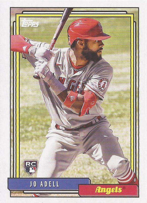 Topps Update 1992 Redux - Jo Adell RC - Angels - T92-5