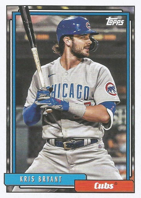 Topps Update 1992 Redux - Kris Bryant - Cubs - T92-12