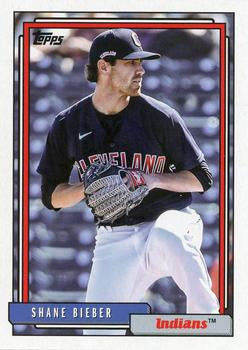 Topps Update 1992 Redux - Shane Bieber - Indians - T92-18