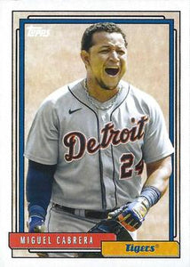 2021 Topps Update 1992 Redux - Miguel Cabrera - Tigers - T92-19