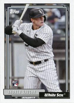 Topps Update 1992 Redux - Andrew Vaughn RC - White Sox - T92-27