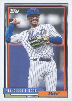 Topps Update 1992 Redux - Francisco Lindor - Mets - T92- 30