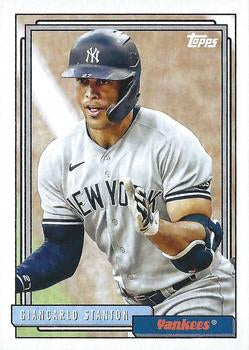 Topps Update 1992 Redux - Giancarlo Stanton - Yankees - T92-33