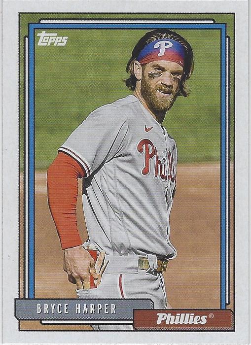 2021 Topps Update 1992 Redux - Bryce Harper - Phillies - T92-35