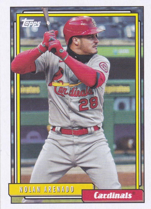 Topps Update 1992 Redux - Nolan Arenado - Cardinals - T92- 43