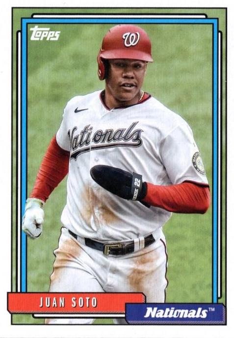 Topps Update 1992 Redux - Juan Soto - Nationals - T92-49