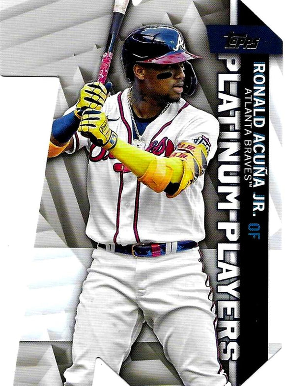 2021 Topps Update Platinum Player Die Cuts - Ronald Acuna Jr. - Braves - PDC57