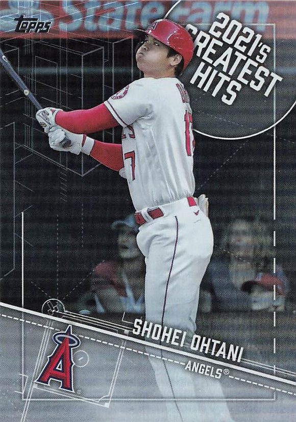 2022 Topps Series 1 Insert - 2021s Greatest Hits Shohei Ohtani Angels 21GH-10