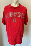 Ohio State University Buckeyes Men's Large Red Spell Out Crew Neck T Shirt