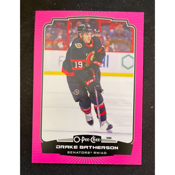 2022-23 O-Pee-Chee Pink #/75 Drake Batherson Senators 110