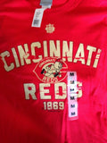 Cincinnati Reds MLB Men's Size M  Red Short Sleeve Graphic T Shirt Size M NEW