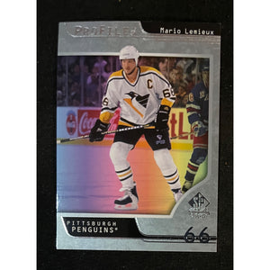 2020-21 SP Authentic Signature Profiles Bounty Mario Lemieux Penguins P-29