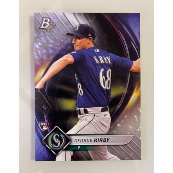 2022 Bowman Platinum Ice Foil George Kirby RC Mariners 71