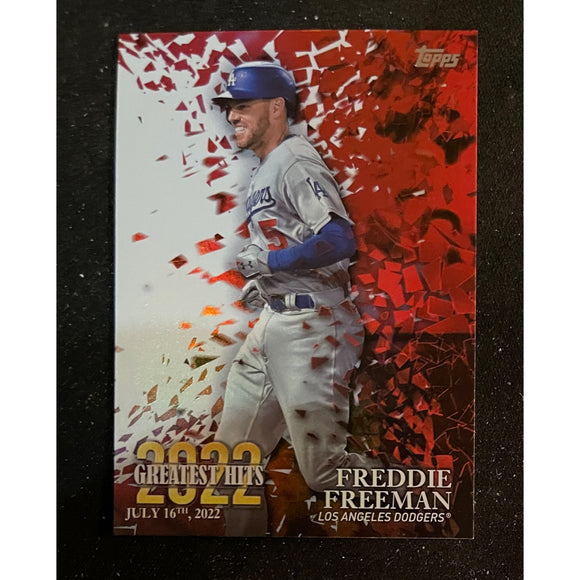 2023 Topps Series 1 2022 Greatest Hits Freddie Freeman Dodgers 22GH-8