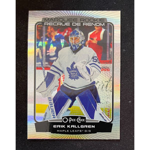 2022-23 O-Pee-Chee Rainbow Foil #/350 Marquee Rookie Erik Kallgren Leafs 557