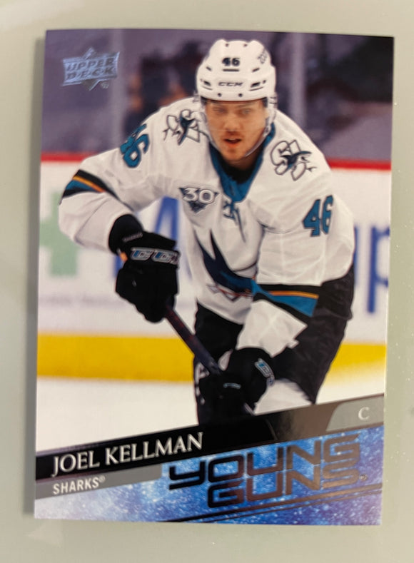 2020-21 Upper Deck Series 2 Young Guns Joel Kellman RC 498