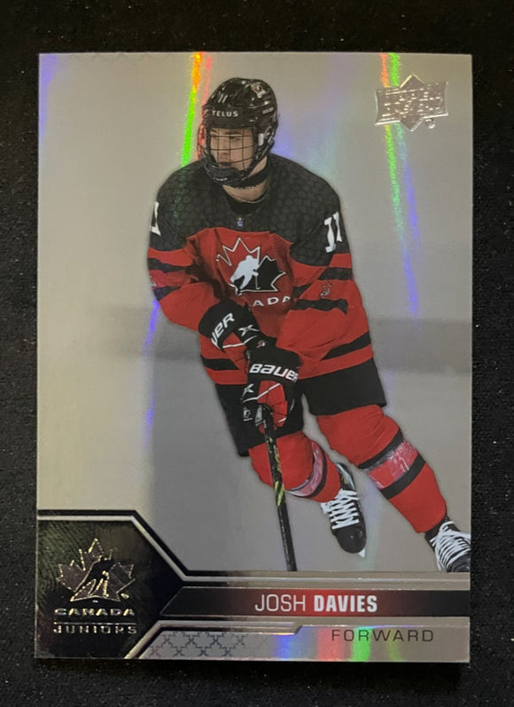 2022 Upper Deck Team Canada Juniors - Pillars of Light - Josh Davies 44