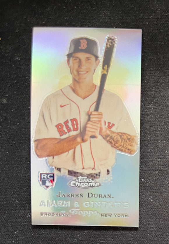 2022 Allen Ginter Chrome Mini Ref. Rookie Design Var. Jaren Duran Red Sox RDV-4