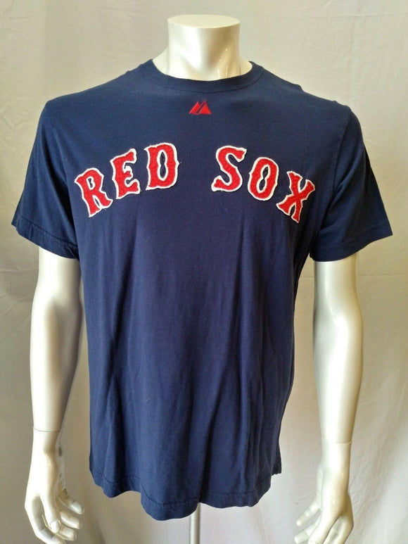 Boston Red Sox Men's Medium MLB Jacoby Ellsbury # 2 Majestic Crew Neck T Shirt