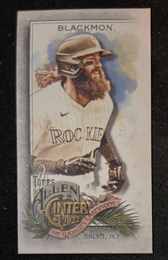 2022 Allen & Ginter Baseball Mini A&G Back Charlie Blackmon Rockies 236