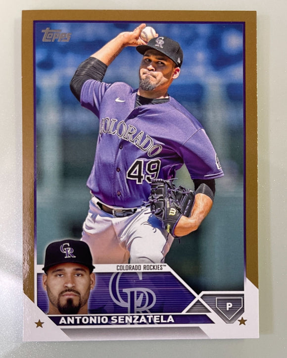 2023 Topps Series 1 Gold #/2023 Antonio Senzatela Rockies 99