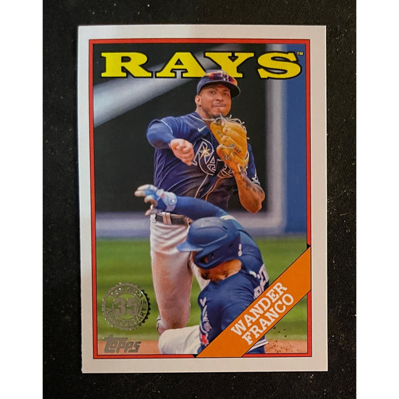 2023 Topps Series 1 1988 35th Anniversary Wander Franco Rays T88-46