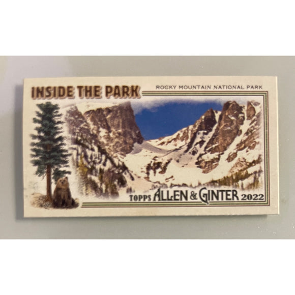 2022 Allen & Ginter Mini Inside the Park Rocky Mountain National Park ITP-4