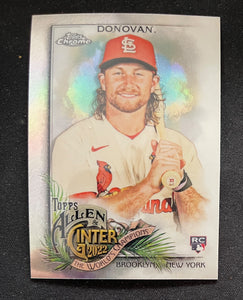 2022 Topps Allen & Ginter Chrome Refractor Brendan Donovan RC Cardinals 226