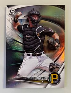 2022 Bowman Baseball Platinum Bar #/75 Prospect Henry Davis Pirates TOP-15