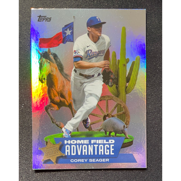 2022 Topps Update Series Home Field Advantage Corey Seager Rangers - HA-29