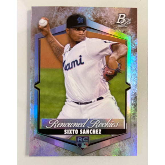 2021 Bowman Platinum - Renowned Rookies - Sixto Sanchez RC - Marlins - RR-8