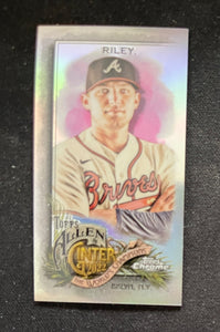 2022 Topps Allen & Ginter Chrome Mini Refractor Austin Riley Braves 135