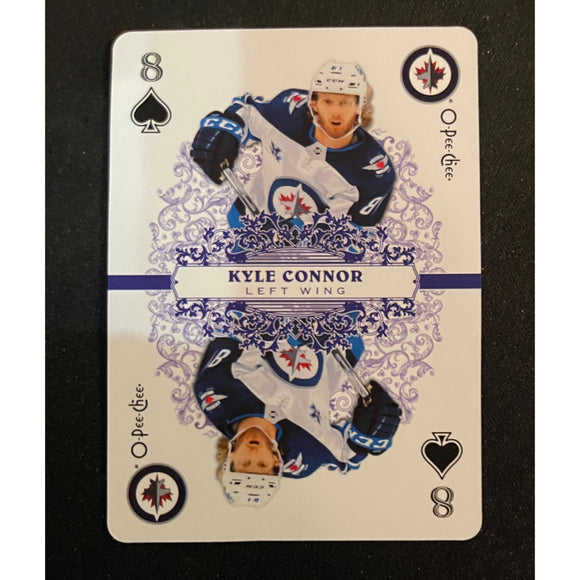 2022-23 O-Pee-Chee Hockey - Playing Card 8 of Spades Kyle Connor Jets